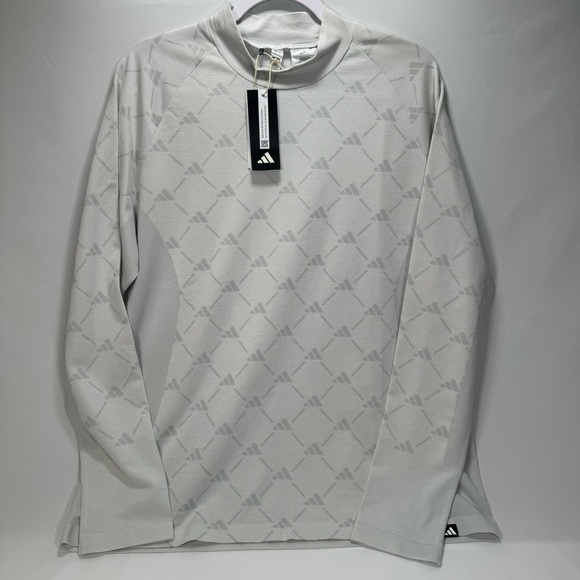 NWT New Adidas Womens XL Extra Large Ultimate365 Tour Monogram Mock Golf T Shirt - Picture 3 of 6